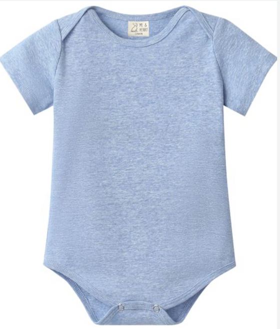 BEIGE/BLUE/WHITE  WALTY TRIPLE PACK ONESIE