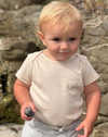 BEIGE/BLUE/WHITE  WALTY TRIPLE PACK ONESIE