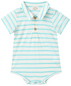 JETTY Turqoise Stripe Jersey Onesie