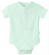 GREEN STRIPE RAGLAN Jersey Onesie