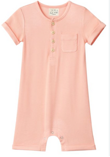  CAMBORNE PEACH Henley Romper