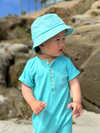 CAMBORNE TURQUOISE Henley Romper