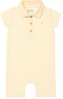  DRIFT CREAM Pique Polo Romper