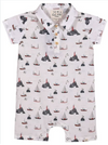 MOLOKAI WHITE HARBOUR PRINTED WOVEN ROMPER