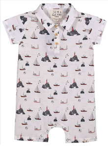  MOLOKAI WHITE HARBOUR PRINTED WOVEN ROMPER
