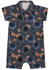 MOLOKAI NAVY FLORAL PRINTED WOVEN ROMPER