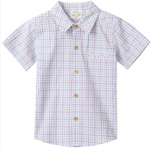  PINK/BLUE/LILAC PLAID NEWPORT WOVEN SHIRT