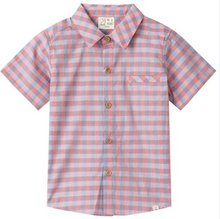  RED/BLUE PLAID NEWPORT WOVEN SHIRT