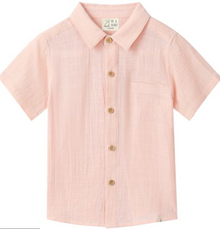  PEACH NEWPORT WOVEN SHIRT