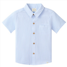  PALE BLUE SEESUCKER  NEWPORT WOVEN SHIRT