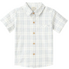 CHAMBRAY/ CREAM PLAID NEWPORT WOVEN SHIRT
