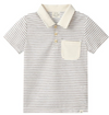ANCHOR THIN BEIGE STRIPE Polo