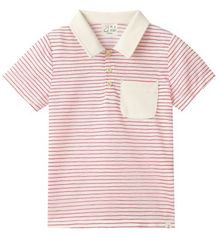  ANCHOR THIN RED STRIPE Polo