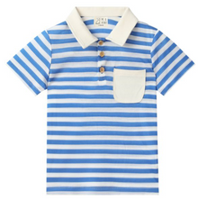  ANCHOR ROYAL BLUE STRIPE Polo