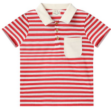  ANCHOR RED STRIPE Polo
