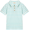 STARBOARD TURQUOISE STRIPE Polo