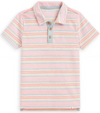 POLREATH Pink/Lilac Stripe Polo