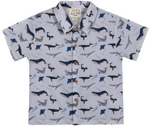  MAUI BLUE WHALE PRINTED WOVEN SHIRT