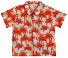  MAUI DUSK PALMS PRINTED WOVEN SHIRT