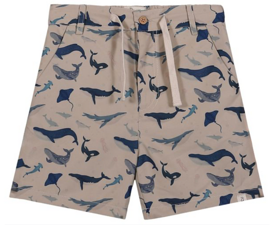 SPLISH WHALES SWIM SHORTS