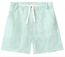  CREW WOVEN GREEN TEXTURED PLAID SHORTS