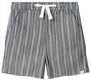CREW  CHAMBRAY/ RED PLAID  PRINTED WOVEN SHORTS
