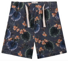  MAHALO NAVY FLORAL PRINTED WOVEN SHORTS