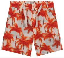  MAHALO DUSK PALMS PRINTED WOVEN SHORTS