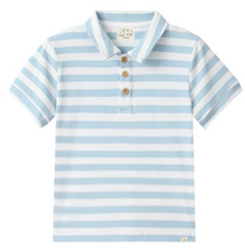  SHIPPING PALE CHAMBRAY/WHITE STRIPE  Polo