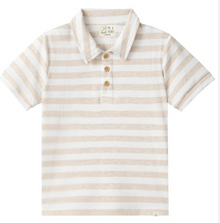  SHIPPING BEIGE/WHITE STRIPE Polo