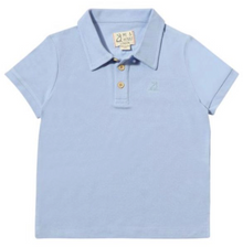  SHIPPING PALE BLUE Pique Polo