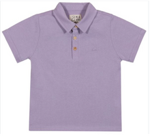  SHIPPING LILAC Pique Polo
