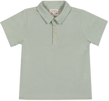  SHIPPING Sage Pique Polo