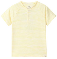  FRIGAT YELLOW Stripe Henley