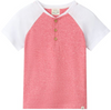 BEACON Heathered Red Raglan Henley