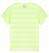 CAMBER Neon/Acid Green Striped Tee