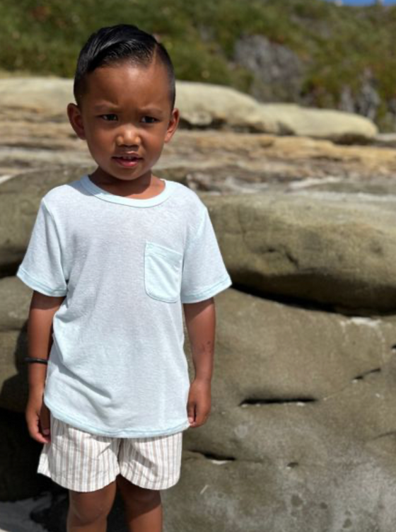 JOSH TEE PALE BLUE