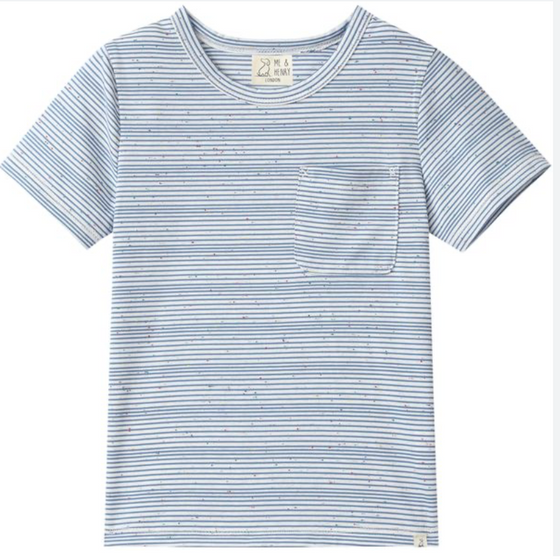 JOSH ROYAL SPECKLE STRIPE Tee