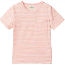  JOSH PEACH SPECKLE STRIPE Tee