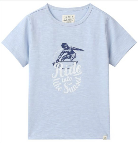 FALMOUTH RIDE INTO THE SUNSET Printed Tee