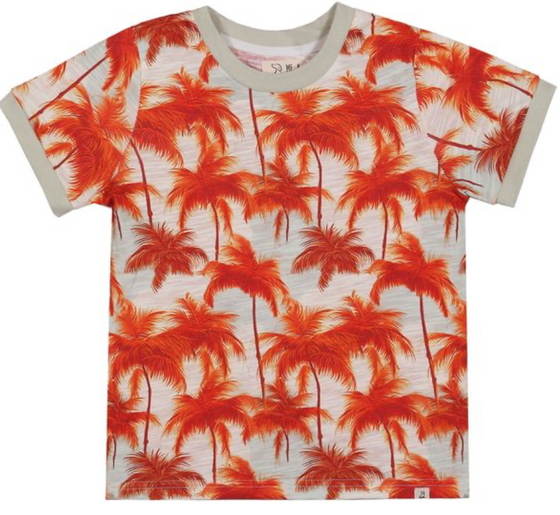 MOUSEHOLE DUSK PALMS All over Printed Tee