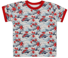  MOUSEHOLE HAWAIIAN WAVES All over Printed Tee
