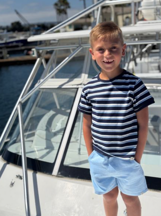 MARINE Tee BLUE/WHITE/NAVY