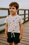 MOUSEHOLE WHITE HARBOUR  All over Printed Tee