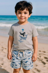 FALMOUTH  WHALES Printed Tee