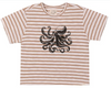 NEWQUAY Beige Octopus  Printed Tee