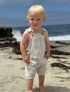 GALLEON CHAMBRAY/CREAM PLAID Woven Overalls