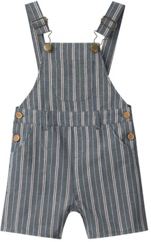  GALLEON CHAMBRAY/RED STRIPE Woven Overalls