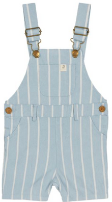  GALLEON PALE CHAMBRAY STRIPE Woven Overalls