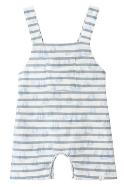 DANDY STRIPED SAILBOATS Jersey Overalls